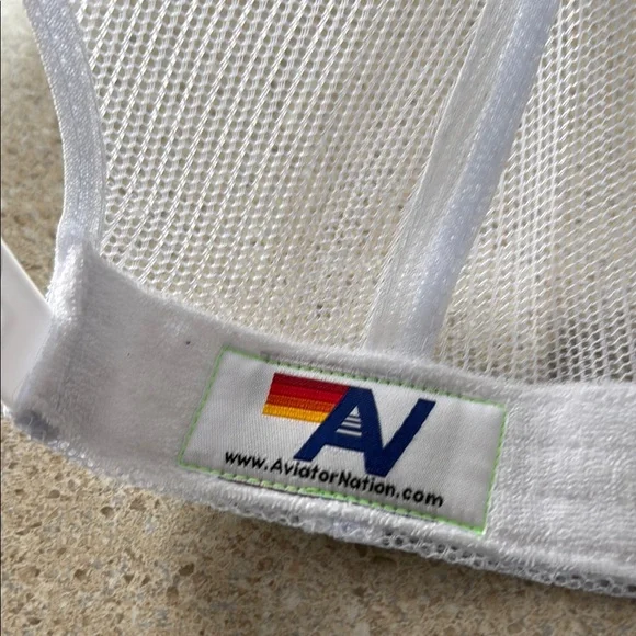 Aviator Nation White Trucker Hat - Picture 5 of 5